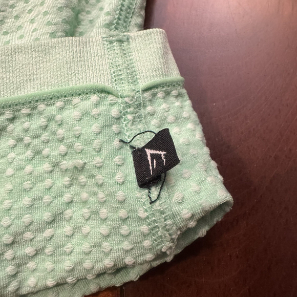 Gymshark Vital Seamless Leggings Size:M Mint Green High Rise Compression - Picture 6 of 9